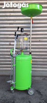 Olajszivó olajleeresztő tartály 80L-es pneumatikus