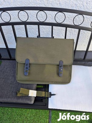 Olajzöld Irattáska / Laptop táska (Vállpánttal)- Debrecen