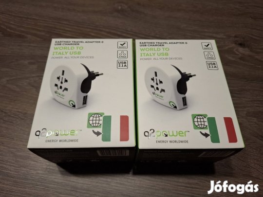 Olasz 220V-os hálózati csatlakozó átalakító.