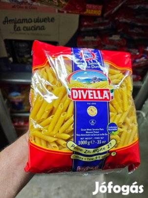 Olasz Divella penne tészta 1kg -Penne ziti Rigate 27