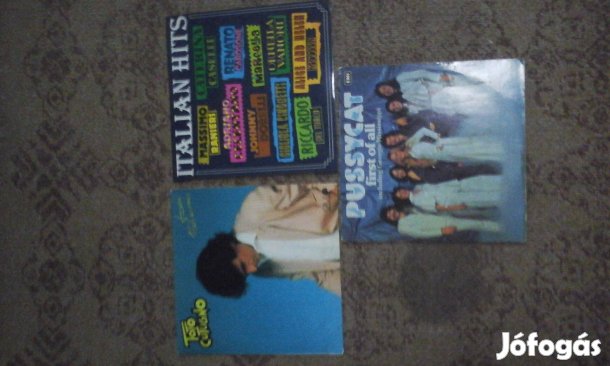 Olasz, külföldi bakelit lemezek eladók