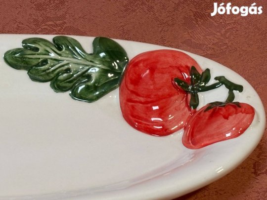 Olasz kerámia tál, tányér