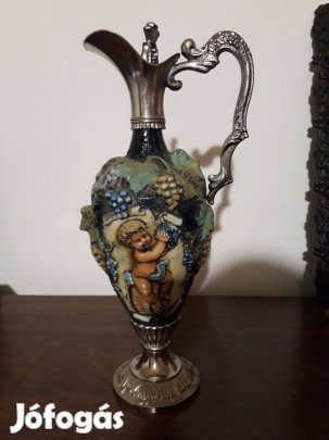 Olasz kézzel festett karaffa remek áron!