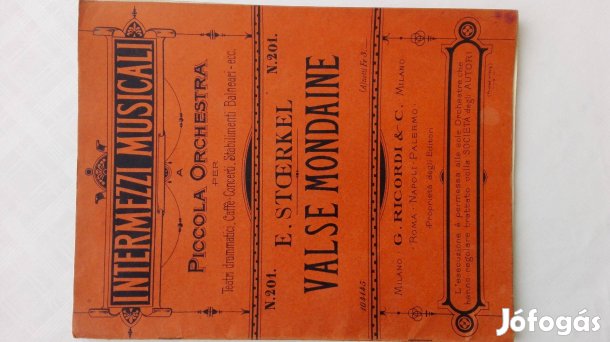 Olasz kotta szép db régi gyűjteményes db