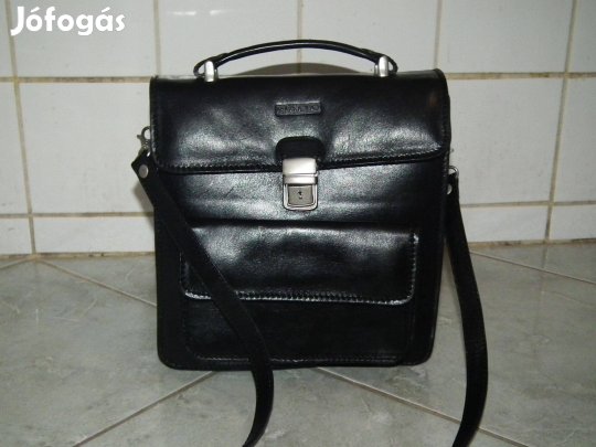 Olasz pompás újszerű Rialto férfi minőségi bőr táska bőrtáska