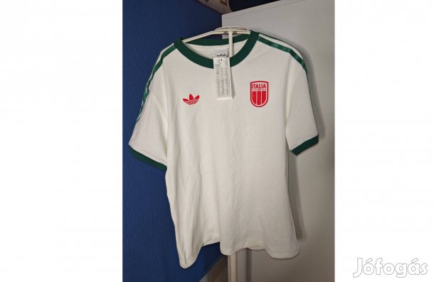 Olasz válogatott eredeti adidas Originals fehér zöld Női póló (S)