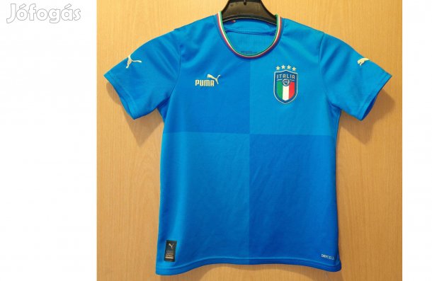Olasz válogatott eredeti kék Puma 2022-23 gyerek mez 140