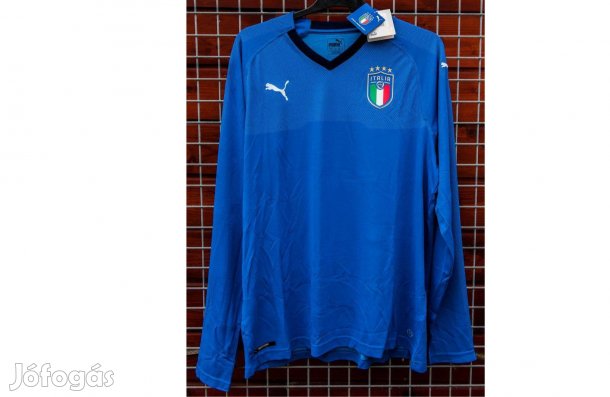 Olasz válogatott kék eredeti Puma hosszú ujjú mez (M, L)