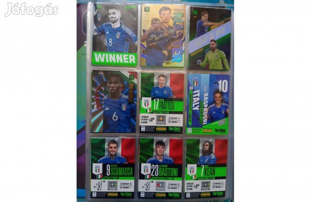 Olaszország teljes sor Top Class 2024 kártya