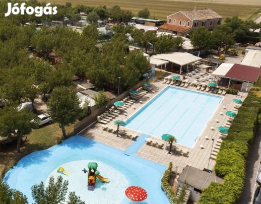 Olaszországi kempingben mobilház eladó