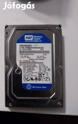 Olcsó 500gb merevlemez 500GB HDD 3.5" wester digital 2.900ft