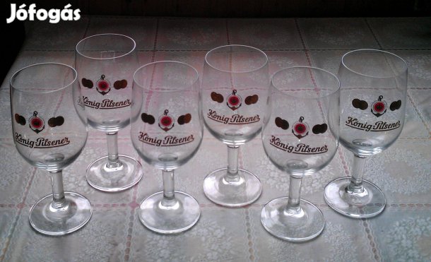 Olcsó 6 darabos szép sörös pohárkészlet