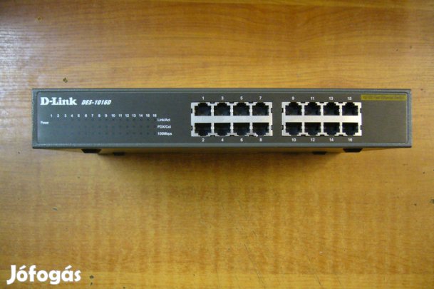 Olcsó D-Link 16-Portos asztali switch!!! Akcióó!