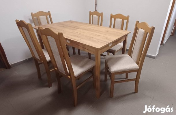 Olcsó Jázmin Új Étkező garnitúra, asztal 6 székkel