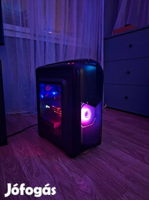 Olcsó RGB-s Játszós PC / i5 3570K, 16 gb DDR3 , Gtx 1050 Ti, ssd+hdd