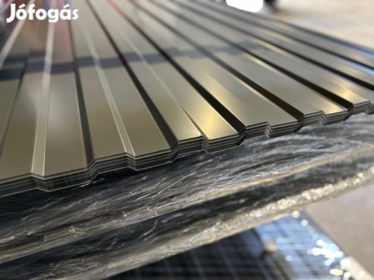 Olcsó, antracit szürke trapézlemez 1.490 Ft+áfa/m2 raktárról azonnal