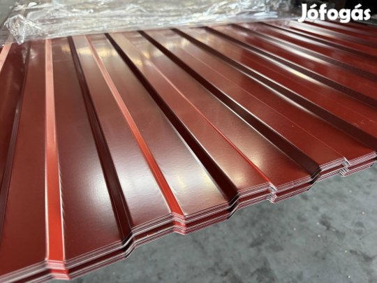 Olcsó bordó trapézlemez 1.390 Ft+áfa/m2