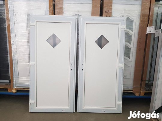 Olcsó kis üveges bejárati ajtó - szállítva - garanciával - új !