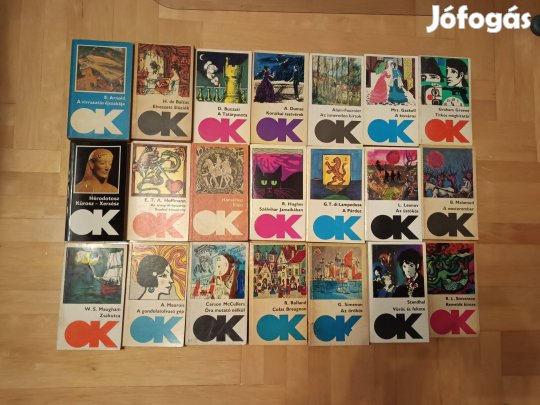 Olcsó könyvár sorozat 21 kötet / külföldi szerzők