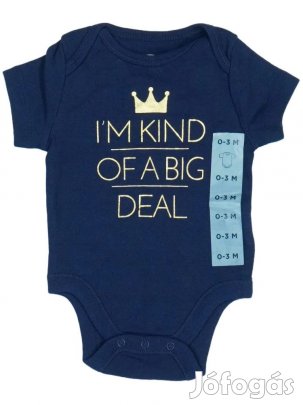 Old Navy Új (címkés) Fiú Rövid ujjú / ujjatlan body (Méret: 62)