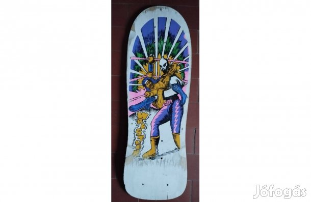 Old school, ikonikus gördeszka lap, két művész grafikájával