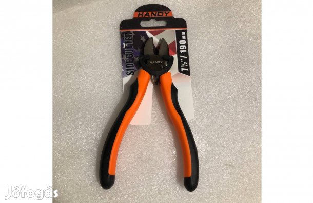 Oldalcsípő Oldalvágó csípő vágó fogó gumírozott nyéllel 190 mm