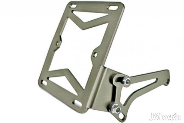 Oldalsó rendszámtartó Piaggio Typhoon / Ludix ezüst-szürke