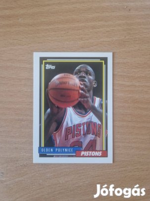 Olden Polynice Topps 1992-93 #265 kosaras kártya