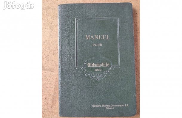 Oldsmobile Six 1929 kezelési üzemeltetési utasítás