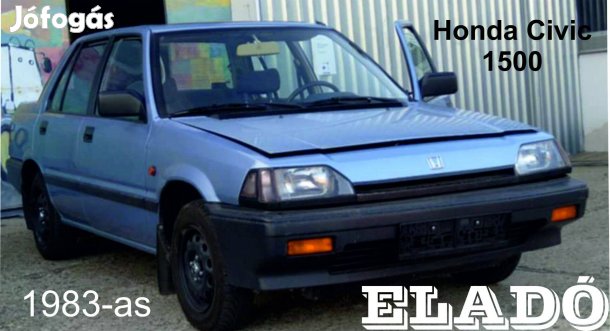 Oldtimer Honda Civic 1,5 limuzin csodaszép