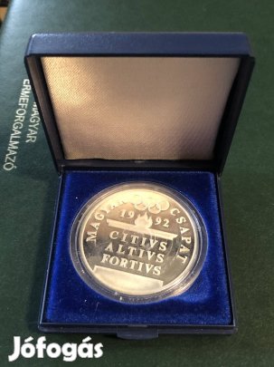 Olimpia unciás Ezüst érme 925Ag Dobozban 