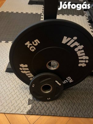 Olimpiai gumis súlytárcsa 2x 2,5kg