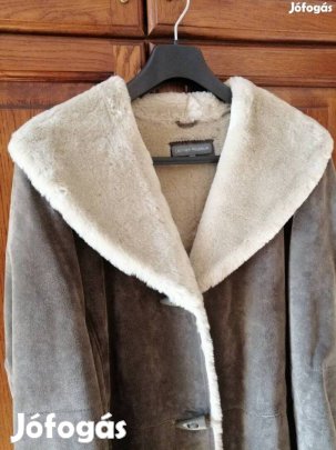 Olivazöld bőrkabát