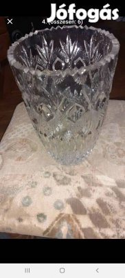 Ólom kristály váza eladó.