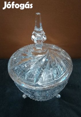 Ólomkristály bonbonier,hibátlan, régi,nagyon szép!/59