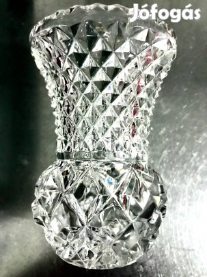 Ólomkristály ibolya váza