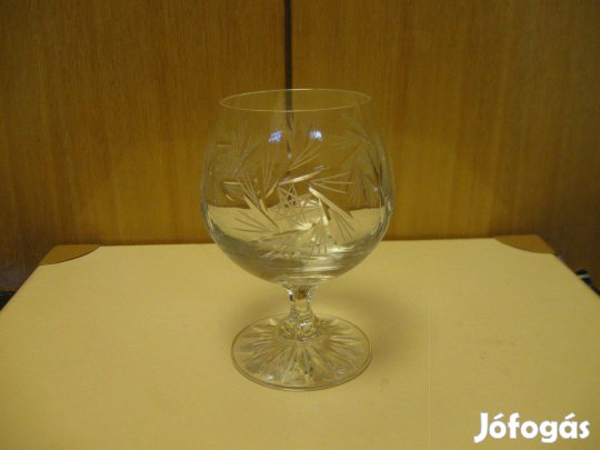 Ólomkristály konyakos pohár eladó !