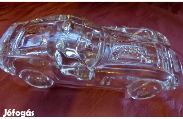 Ólomkristály üveg Ferrari 250 GTO autó modell 25 cm