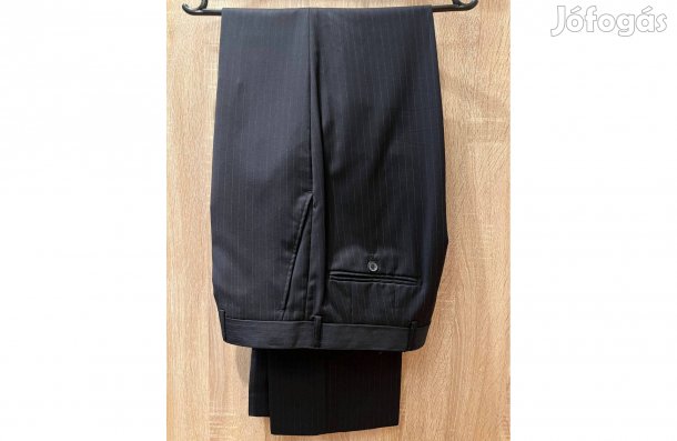 Öltöny, nadrág + zakó, fekete, 48-as, Golden Land