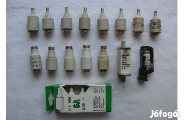 Olvadó biztosíték ,porcelán