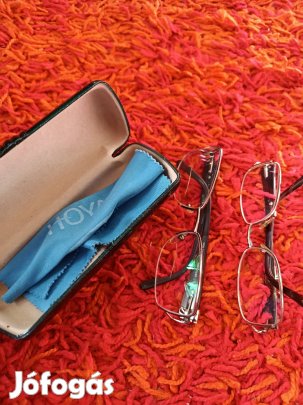 Olvasó szemüveg 2 db + szemüveg tok