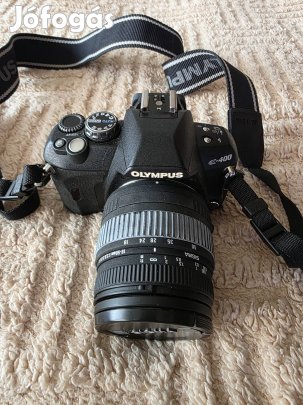 Olympus E-400 fényképezőgép 3 objektívvel