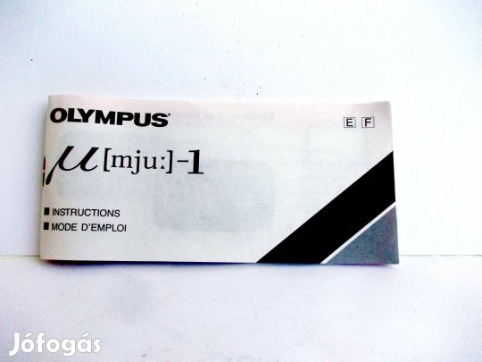 Olympus Mju 1 használati utasítása