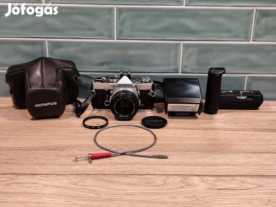 Olympus OM-1n analóg fényképezőgép szett
