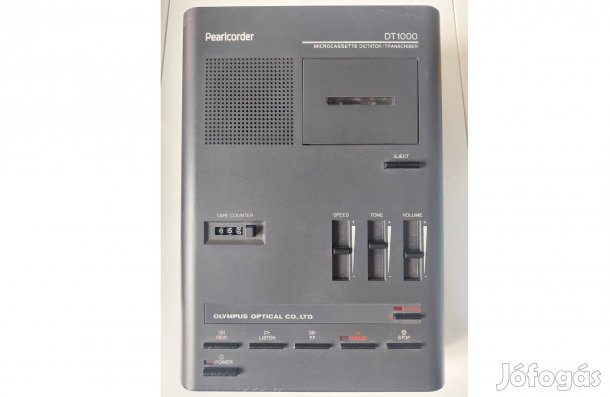 Olympus Pearlcorder DT1000 Diktafon mini Kazettás MAGNÓ 220V Adapter