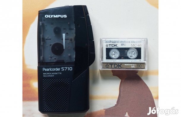 Olympus Pearlcorder S710 Diktafon Walkman Mini Kazettás MAGNÓ Olympus