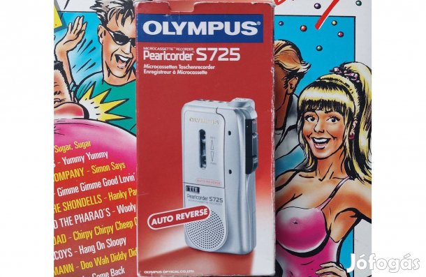 Olympus S725 ODA-Vissza Játszó Diktafon Walkman Mini Kazettás MAGNÓ