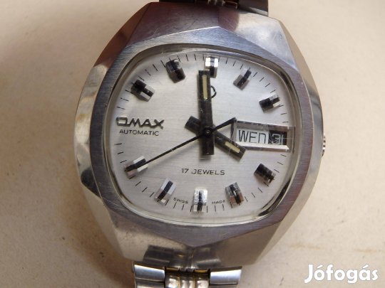 Omax Automata Szerkezettel Régi Férfi Karóra Eredeti Svájci Retro