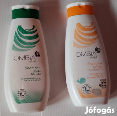 Ombria uniszexes haj sampon és balzsam 500 milliliteres kiszerelésben