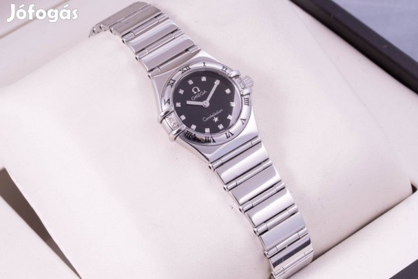 Omega Constellation Diamonds Black